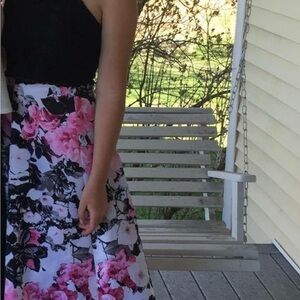 Two piece prom dress